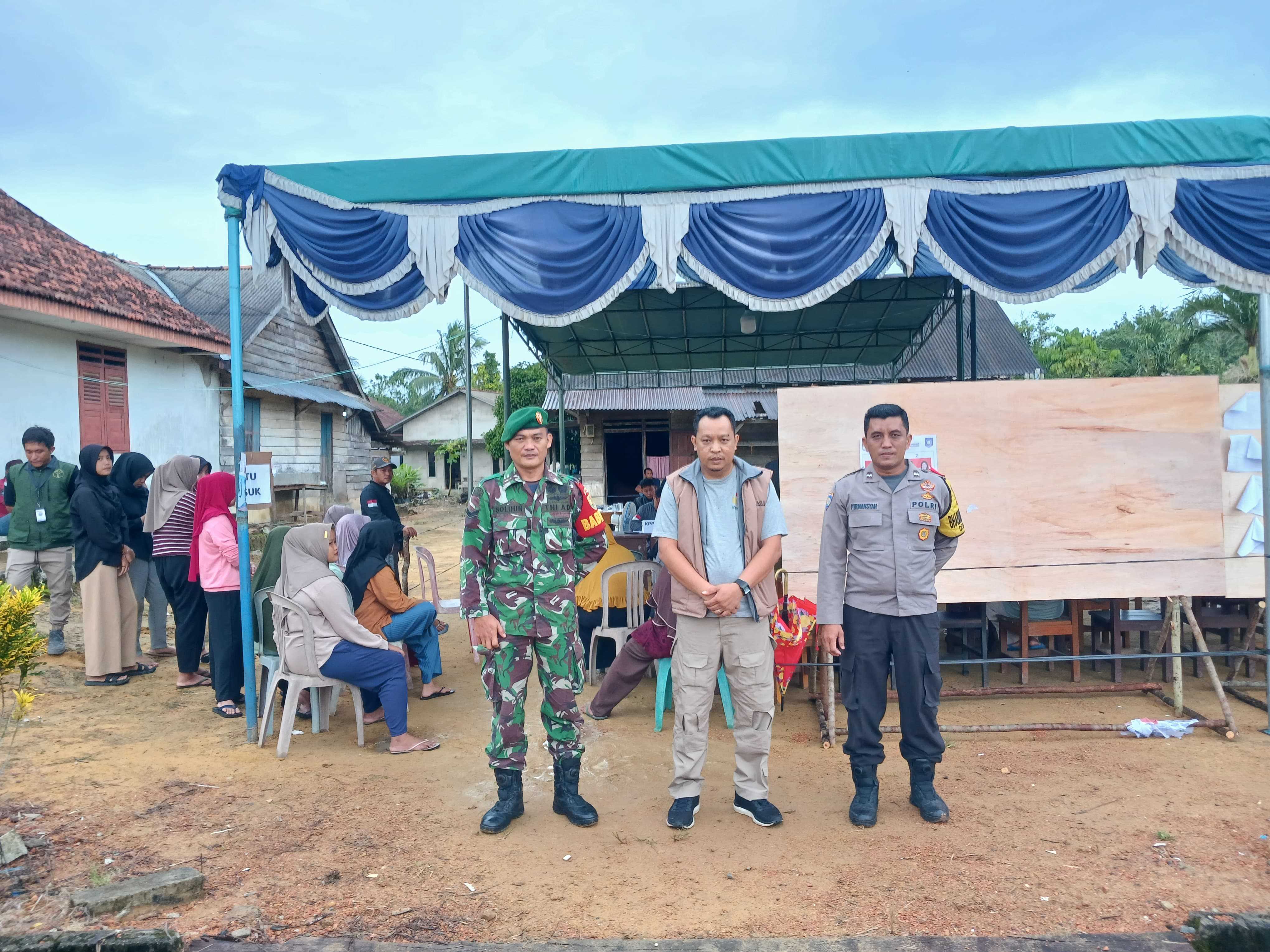 Monitoring Proses Pemungutan Suara di kecamatan Parittiga