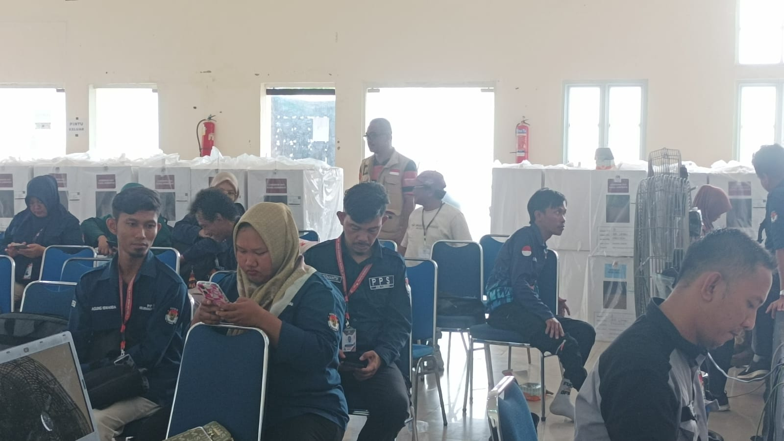 Rapat Pleno Penghitungan Suara Tingkat Kecamatan Mentok