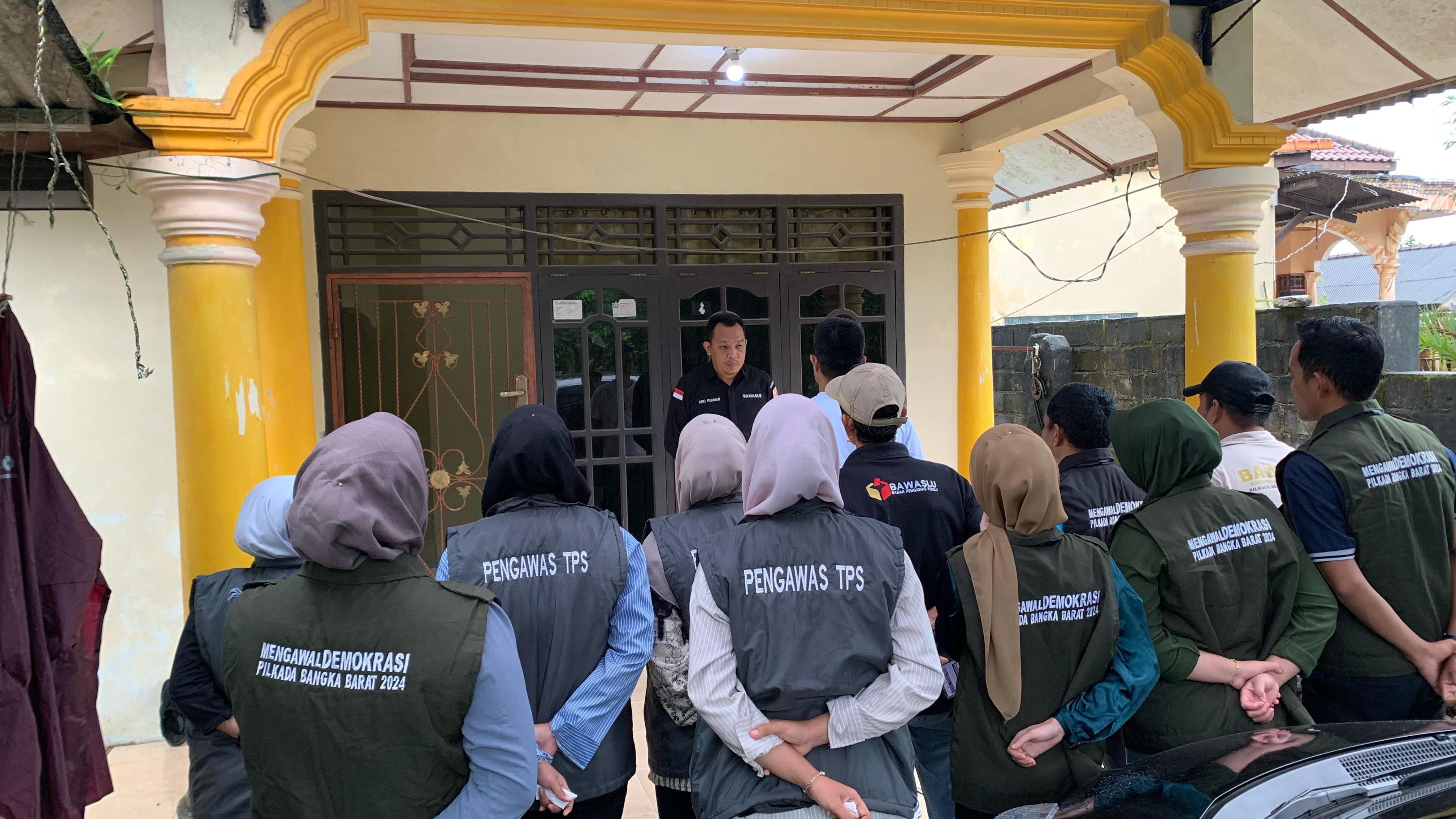 Apel Pengawasan PSU Di Posko Bawaslu Desa Sinar Manik