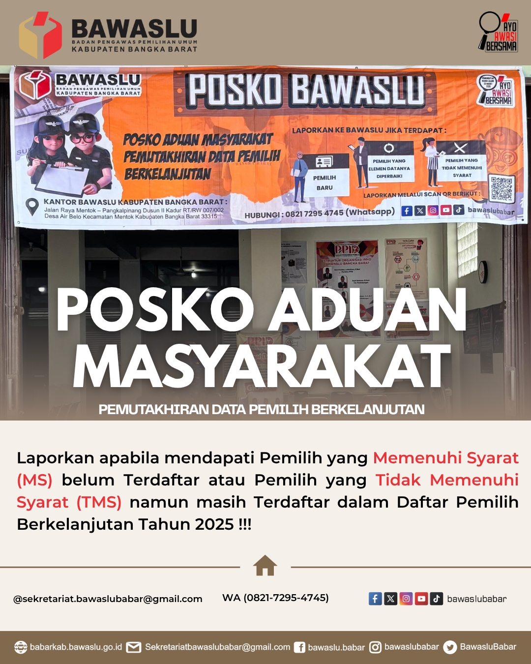Posko Aduan Masyarakat DPB