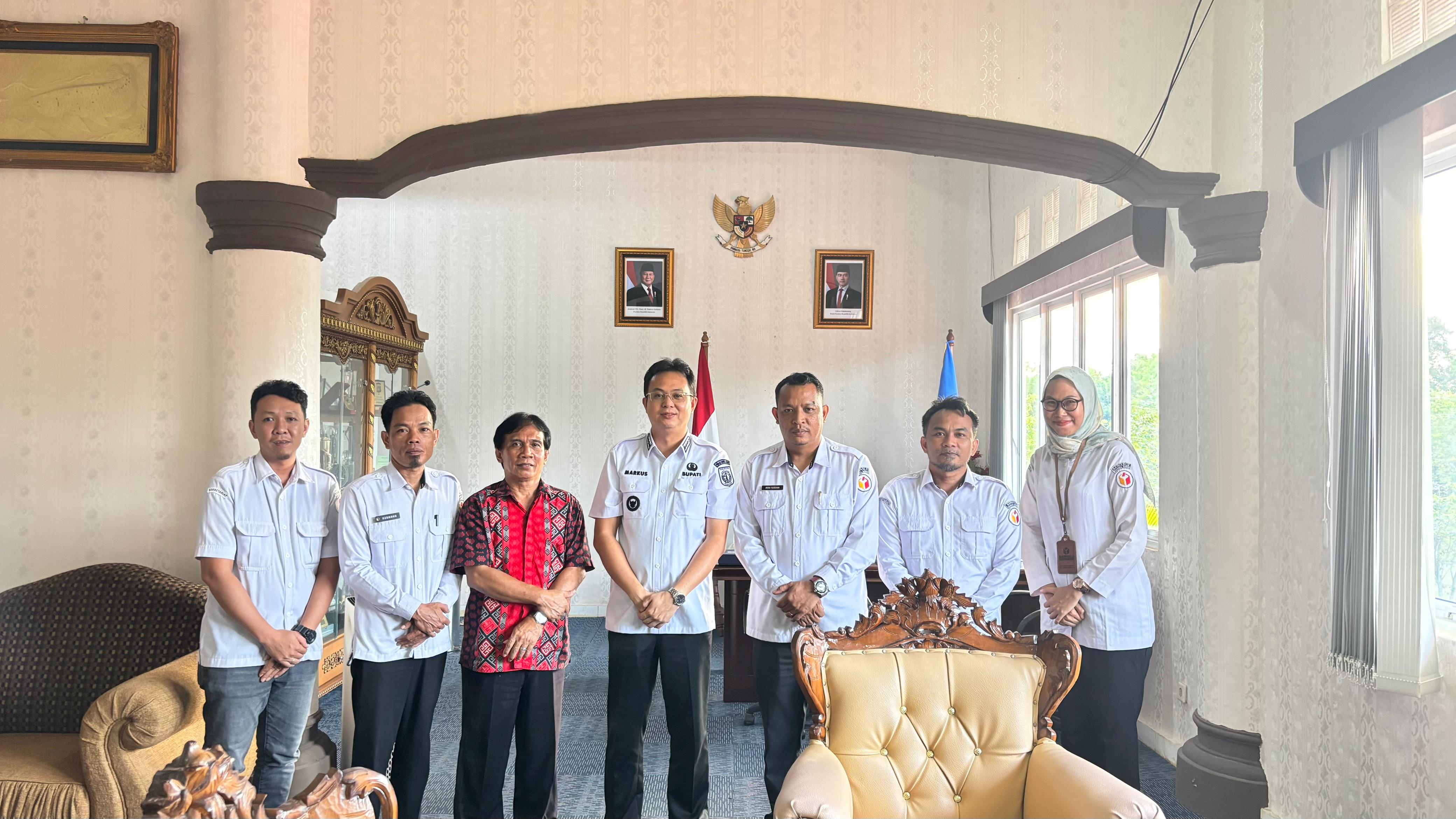 Koordinasi Ke Kantor Bupati Bangka Barat