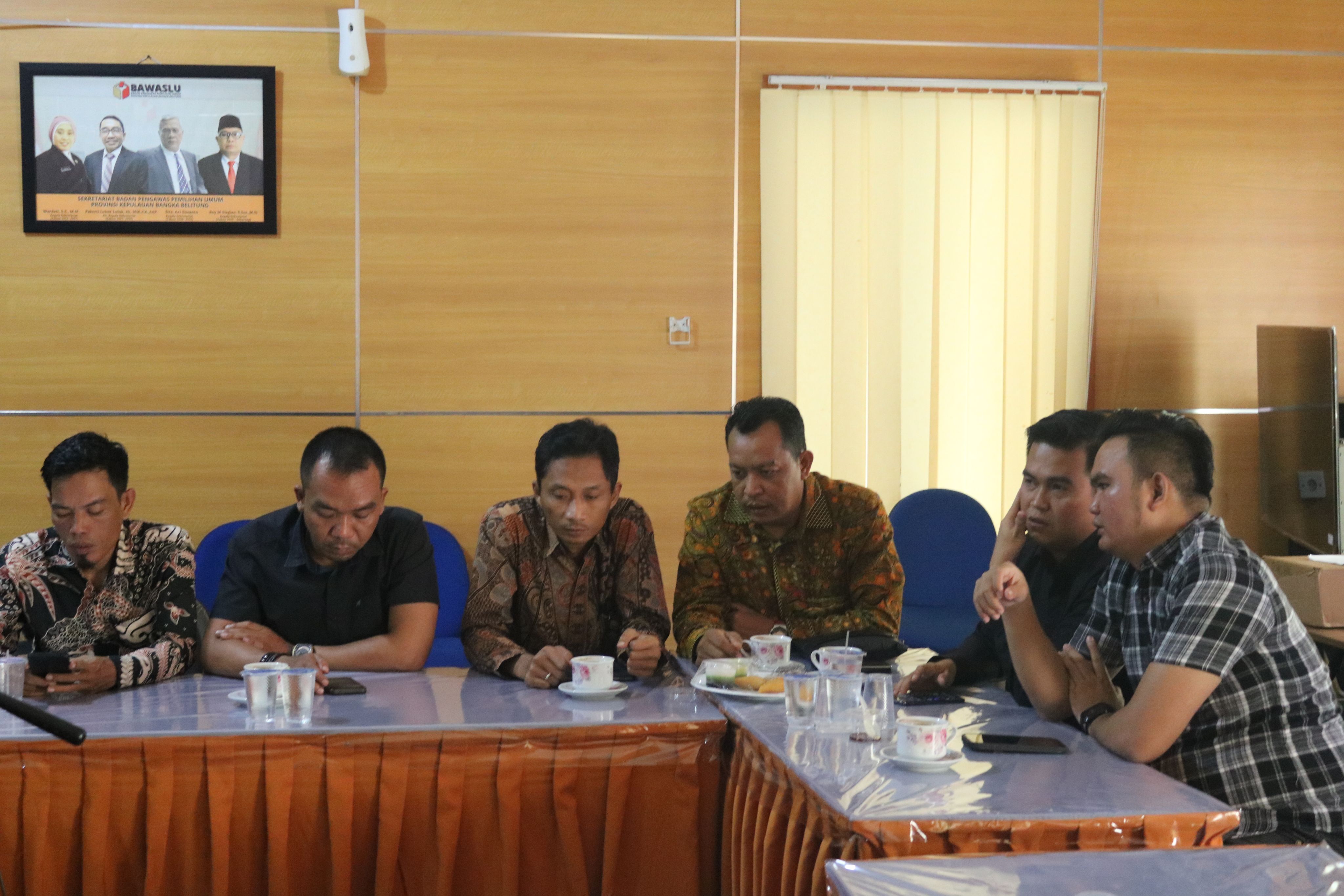 Rakor Persiapan Penguatan Kelembagaan di Bawaslu Provinsi Babel