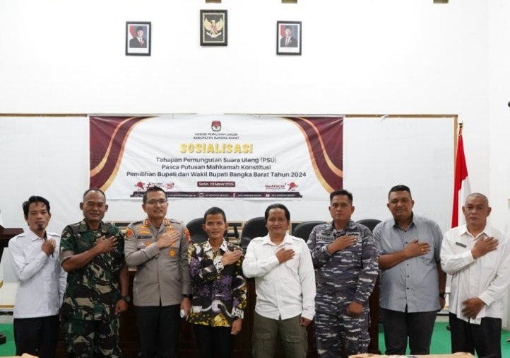 Sosialisasi Tahapan Pemungutan Suara Ulang Pasca Putusan Mahkamah Konstitusi