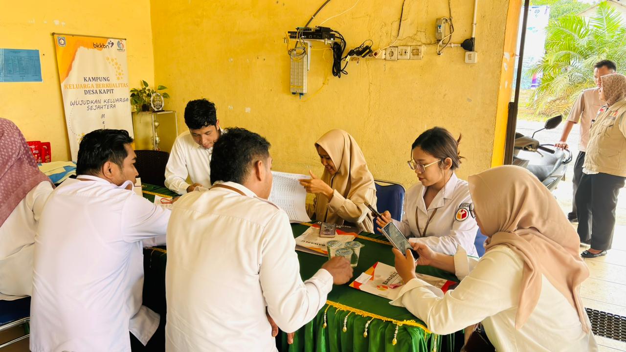 Koordinasi Dengan Pemerintah Desa Kapit 