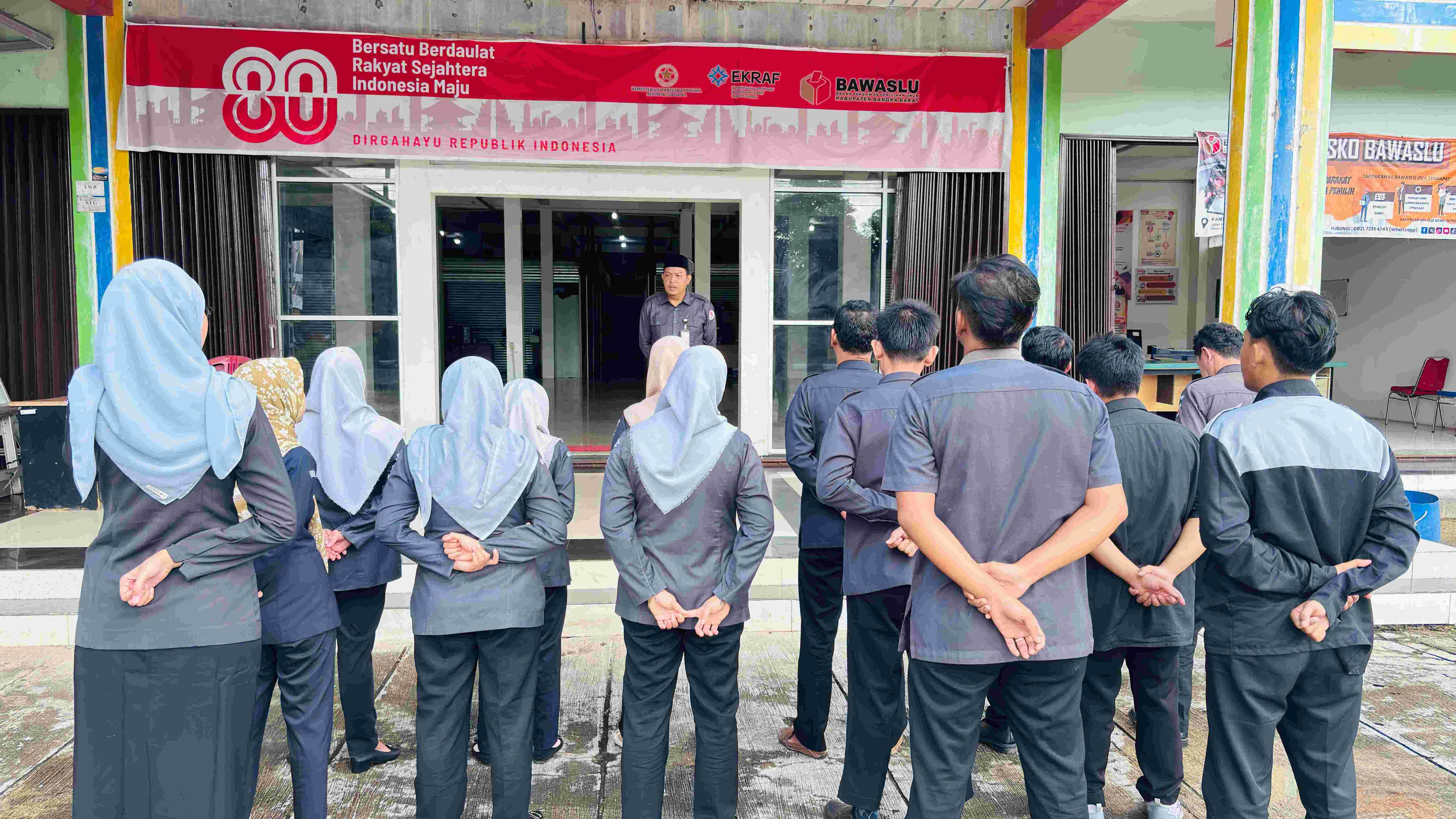 Apel Pagi Bawaslu Bangka Barat Senin 17 November 2025