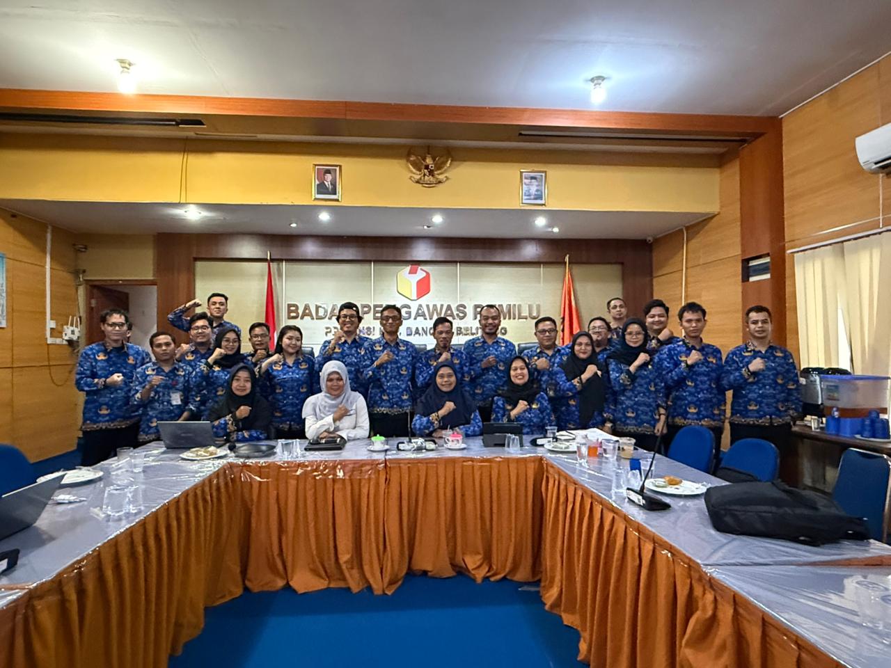 Rakor Pertanggungjawaban Keuangan dan Evaluasi Pelaksanaan Anggaran Akhir Tahun 2025 di Bawaslu Provinsi Babel