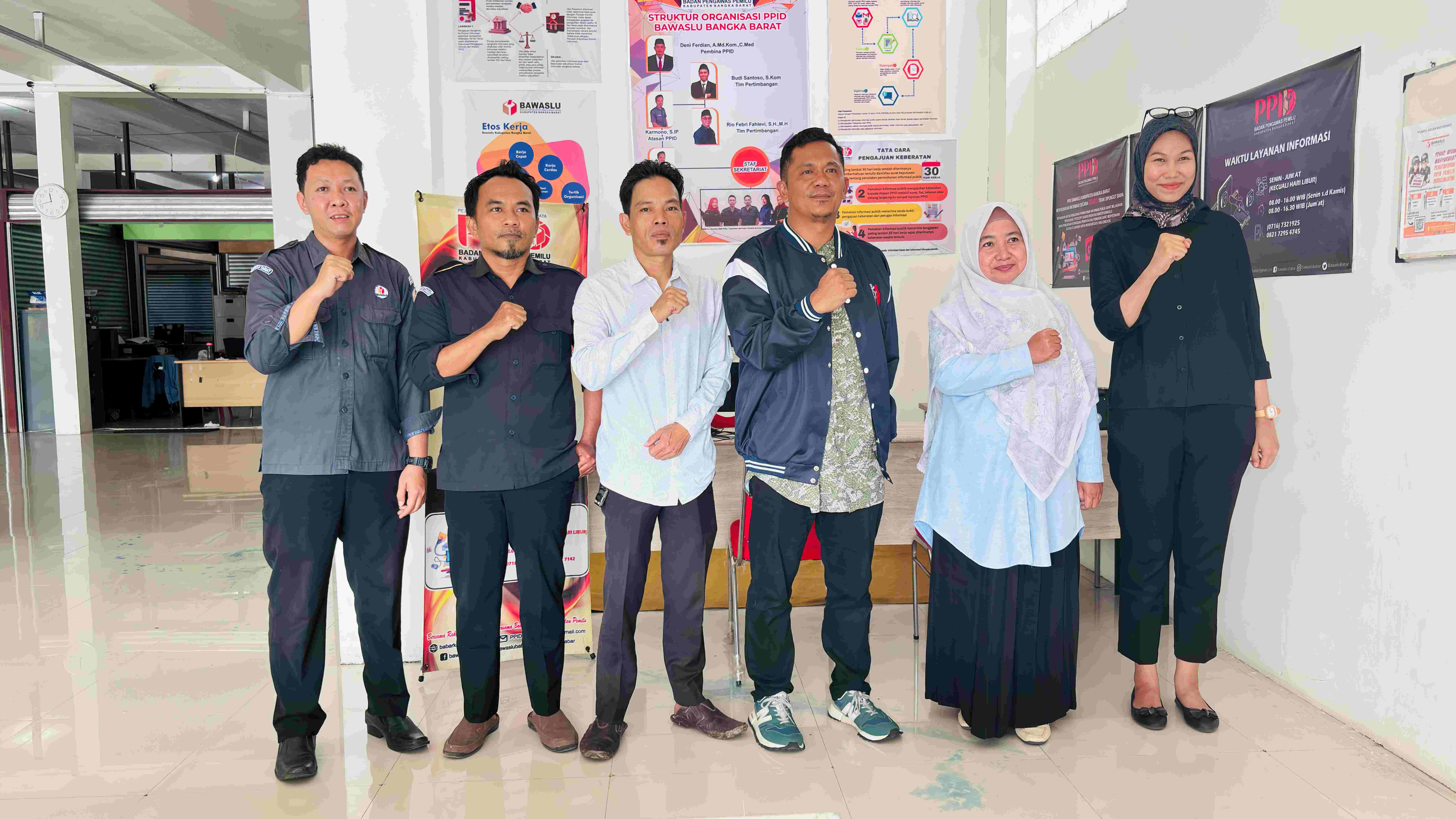 Kunjungan Kerja Bawaslu Provinsi Terkait Monitoring dan Evaluasi Keterbukaan Informasi Publik