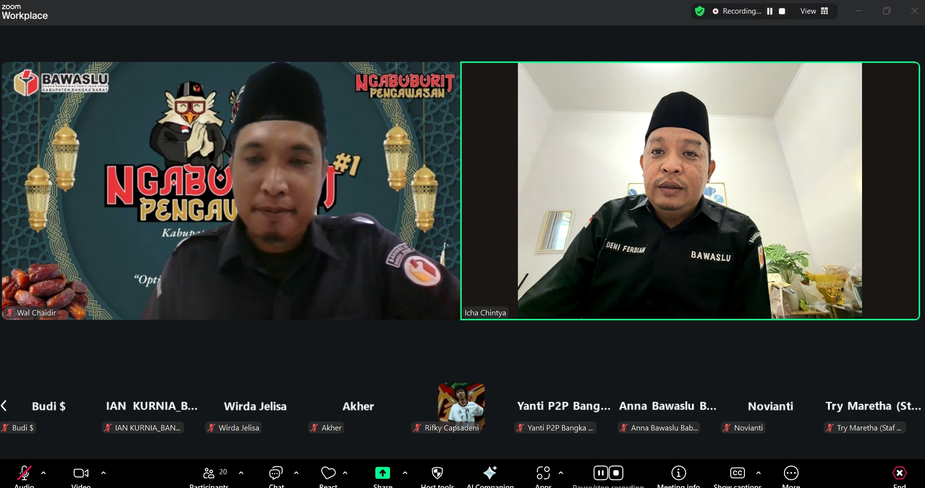 Bawaslu Bangka Barat Perkuat Kapasitas dan Integritas Melalui Ngabuburit Pengawasan #1