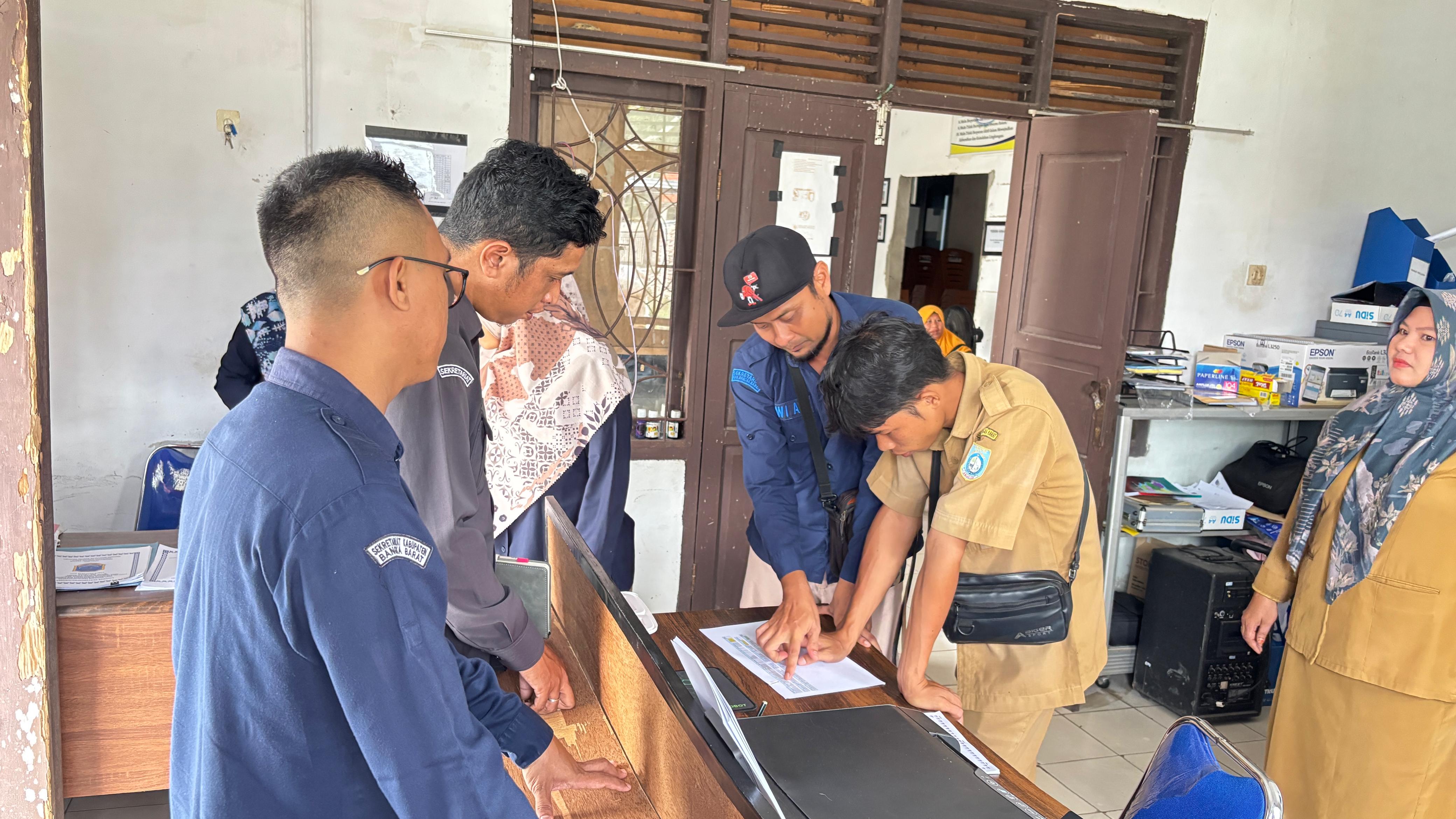Bawaslu Bangka Barat Lakukan Pengawasan Melekat Coklit Terbatas