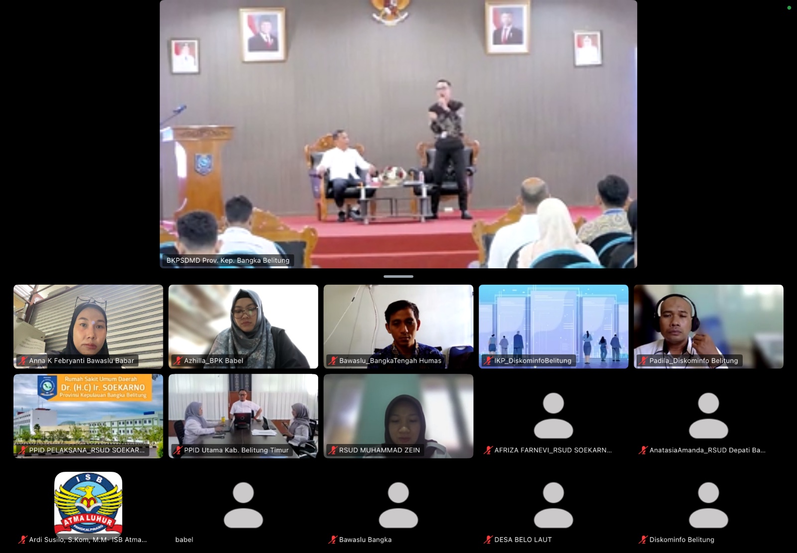 Bawaslu Bangka Barat Ikuti Sosialisasi Monev Keterbukaan Informasi Publik Tahun 2026 dan Pengisian SAQ