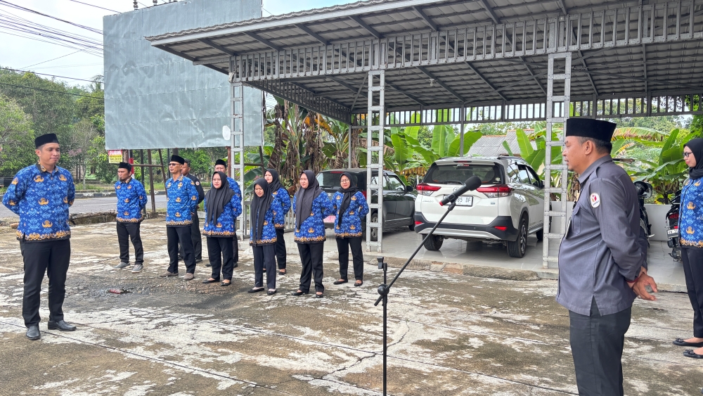 Pembina Apel Ketua Bawaslu Bangka Barat 