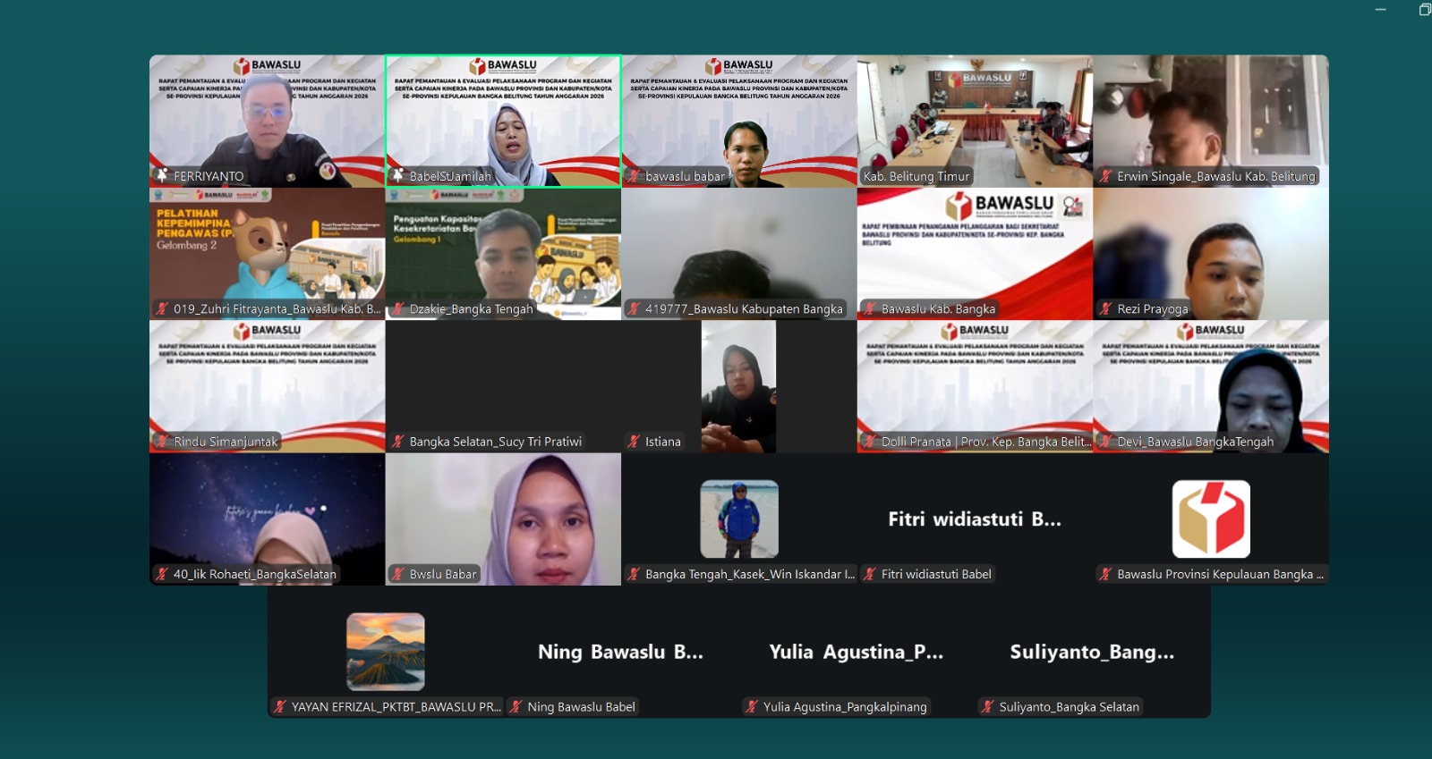 Bawaslu Bangka Barat Perkuat Akuntabilitas dan Evaluasi Capaian Kinerja Kelembagaan