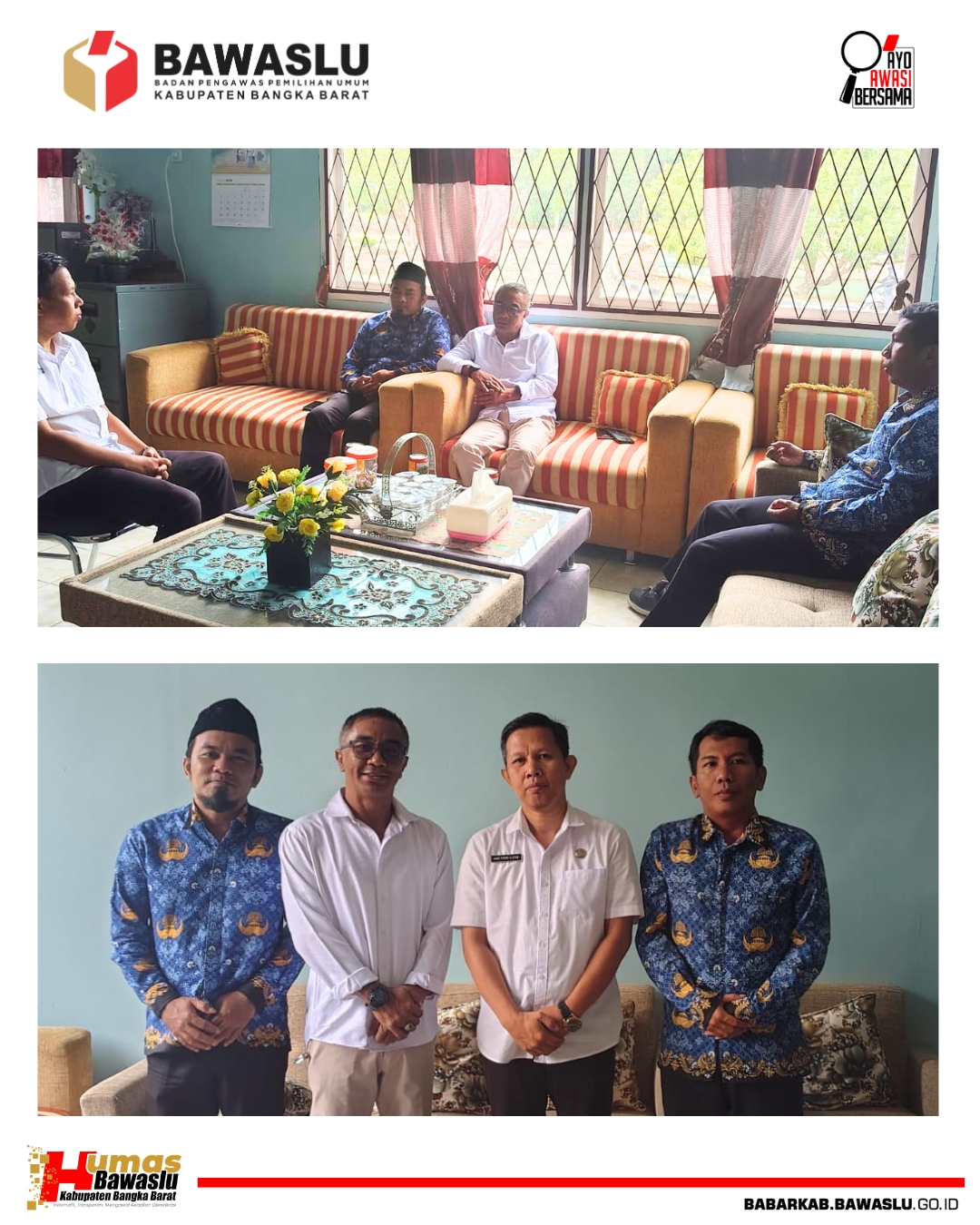 Perkuat Pencegahan Pelanggaran, Bawaslu Bangka Barat Audiensi dengan BKPSDMD Bahas Netralitas ASN