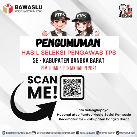 Pengumuman PTPS terpilih