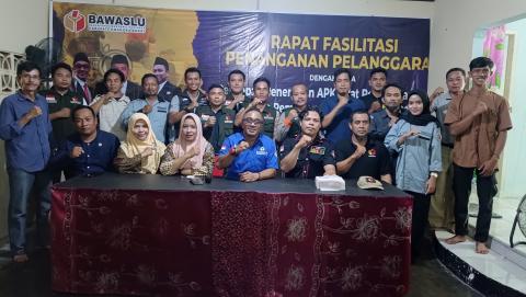 Rapat Fasilitasi Penanganan Pelanggaran 