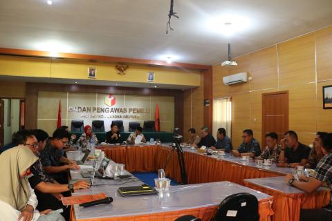 Bawaslu Bangka Barat Ikuti Rakor Persiapan Penguatan Kelembagaan di Bawaslu Provinsi Babel