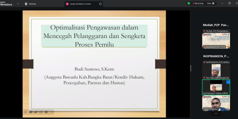 Pendidikan Pengawas Partisipatif Dalam Jaringan Tahun 2025