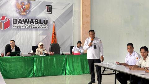 Bawaslu Bangka Barat Terima Visitasi Monev Keterbukaan Informasi Publik Tahun 2026