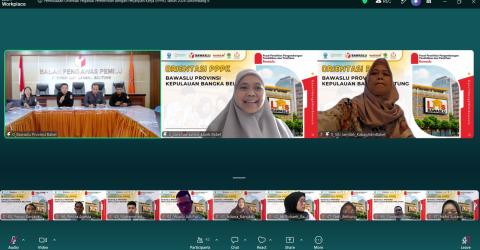 Peserta Orientasi PPPK Gelombang II Bawaslu Bangka Barat Ikuti Penutupan Orientasi,