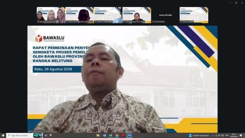 Bawaslu Bangka Barat Perkuat Kapasitas Kesekretariatan dalam Penyelesaian Sengketa Proses Pemilu