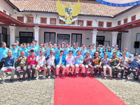 Anggota Bawaslu Bangka Barat Hadiri Pelantikan Pengurus DPD KNPI Kabupaten Bangka Barat Periode 2026–2029