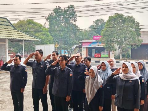 Bawaslu Bangka Barat Laksanakan Apel Pagi