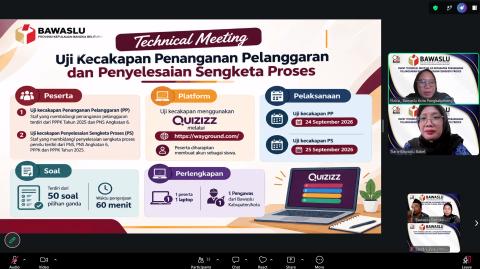 Bawaslu Bangka Barat Perkuat Kompetensi Staf PP dan PS Jelang Uji Kecakapan