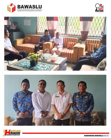 Perkuat Pencegahan Pelanggaran, Bawaslu Bangka Barat Audiensi dengan BKPSDMD Bahas Netralitas ASN