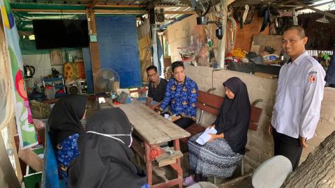Uji Petik Data Pemilih di Kelurahan Sungai Baru