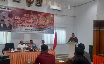 Bimtek Pengawasan Pemilihan Tahun 2024