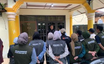 Apel Pengawasan PSU Di Posko Bawaslu Desa Sinar Manik