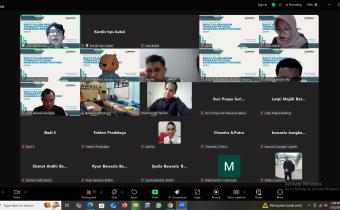 Bawaslu Bangka Barat Ikuti Rapat Kajian Hukum Bahas Putusan MK Melalui Zoom Meeting