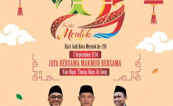 Bawaslu Bangka Barat Ucapkan Selamat Hari Jadi Kota Mentok ke-291