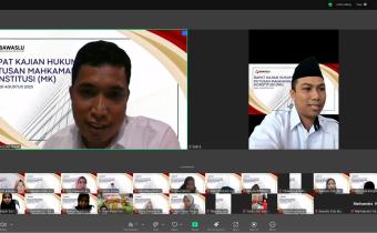 Bawaslu Bangka Barat Paparkan Analisa Hukum Putusan MK pada Rapat Kajian Hukum