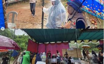 Bawaslu Kabupaten Bangka Barat Lakukan Pengawasan Melekat pada Pelaksanaan PSU di TPS 1 Desa Sinar Manik