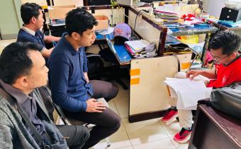 Audiensi dengan Kwarcab Pramuka Terkait Pembentukan Saka Adhyasta Pemilu