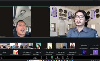 Zoom meeting Rapat Kajian Penanganan Pelanggaran Bertema Kode Etik