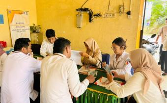 Koordinasi Dengan Pemerintah Desa Kapit 