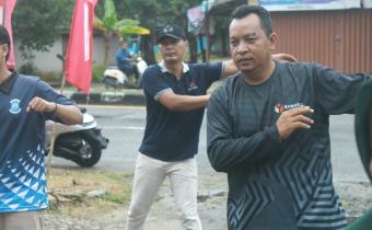 Ketua Bawaslu Bangka Barat Ikuti Senam Sehat 