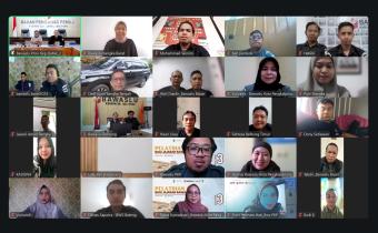 Bawaslu Bangka Barat Ikuti Rapat Persiapan Ngabuburit Pengawasan Secara Daring