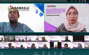 Bawaslu Bangka Barat Ikuti Rapat Pembinaan Penyelesaian Sengketa Proses untuk Perkuat Kapasitas Pengawasan