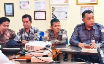 Bawaslu dan KPU Bangka Barat Koordinasi ke BPS Bangka Barat untuk Data Proyeksi Penduduk