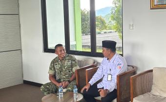 Perkuat Sinergi Kelembagaan, Bawaslu Bangka Barat Silaturahmi ke Kodim 0431/Bangka Barat