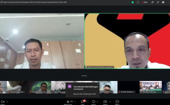 Bawaslu Bangka Barat Ikuti Sosialisasi Monev Keterbukaan Informasi Publik dan Bimtek Pengisian SAQ Tahun 2026