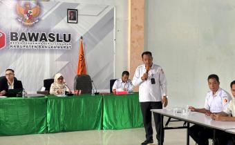 Bawaslu Bangka Barat Terima Visitasi Monev Keterbukaan Informasi Publik Tahun 2026